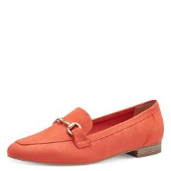 MARCO TOZZI Damen Slipper Elegant Vegan, Orange (Carrot), 37 EU von MARCO TOZZI