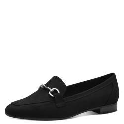 MARCO TOZZI Damen Slipper Elegant Vegan, Schwarz (Schwarz), 37 EU von MARCO TOZZI