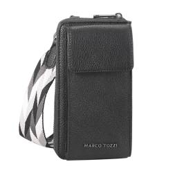 MARCO TOZZI Damen Umhängetasche Handytasche Handyetui Accessoire 2-61024-41, Farbe:Schwarz von MARCO TOZZI