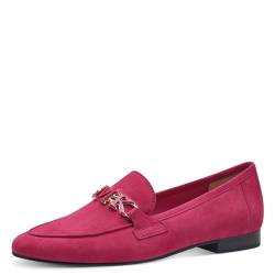 MARCO TOZZI by Guido Maria Kretschmer Damen Loafer mit Absatz aus Leder Elegant, Rosa (Pink), 39 EU von MARCO TOZZI