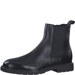 MARCO TOZZI by Guido Maria Kretschmer Herren Chelsea Boots aus Leder mit Reißverschluss, Schwarz (Black), 41 von MARCO TOZZI