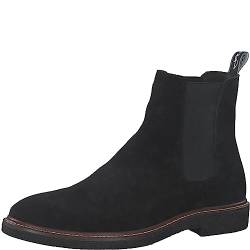 MARCO TOZZI by Guido Maria Kretschmer Herren Chelsea Boots aus Wildleder Elegant, Schwarz (Black), 45 von MARCO TOZZI