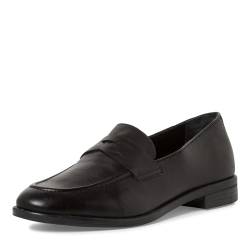 MARCO TOZZI by Guido Maria Kretschmer Herren Slipper aus Leder Elegant, Schwarz (Schwarz), 43 EU von MARCO TOZZI