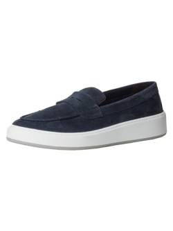 MARCO TOZZI by Guido Maria Kretschmer Herren Slipper aus Leder mit dicker Sohle, Blau (Navy), 42 EU von MARCO TOZZI