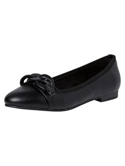 Marco Tozzi Damen 2-2-22112-28 Ballerinas, Black Antic, 35.5 EU von MARCO TOZZI