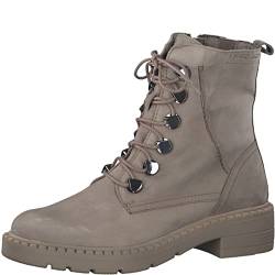 Marco Tozzi Damen 2-2-25201-29 Leder Schnürstiefelette Stiefelette, Taupe Nubuck, 40 EU von MARCO TOZZI