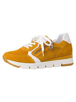 Marco Tozzi Damen by Guido Maria Kretschmer 2-2-83703-26 Veloursleder Sneaker, Saffron Comb, 37 EU von MARCO TOZZI