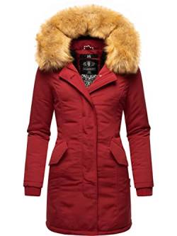 MARIKOO Damen Winter Kurzmantel Karmaa Blood Red Gr. XL von MARIKOO