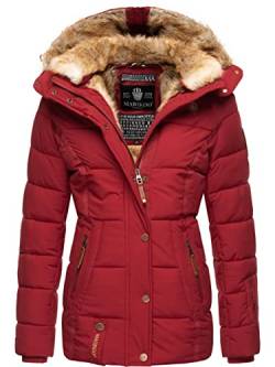 MARIKOO Damen warme Winter Steppjacke Nekoo Blood Red Gr. XS von MARIKOO