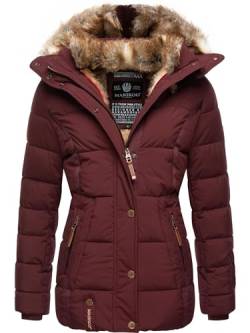 MARIKOO Damen warme Winter Steppjacke Nekoo Wine Gr. M von MARIKOO