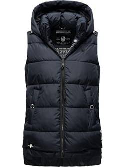 MARIKOO Damen warme Winter Steppwese mit Kapuze Zarinaa Navy Gr. M von MARIKOO