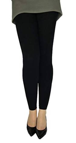 MARILYN superwarme gefütterte blickdichte Leggings Länge Long, 250 Denier, Größe 40/42 (M/L), Farbe Schwarz (Nero) von MARILYN