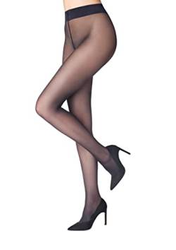 MARILYN transparente Strumpfhose, 40 Denier, Größe 36 (S), Farbe Schwarz (black) von MARILYN