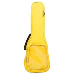 MARKELL 23 Oxford-Stoff Kleine Gitarrentasche Transparente Seitentasche Ukulelentasche Tragbarer Gitarrenrucksack Gitarrentasche von MARKELL