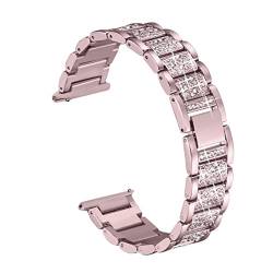 MARMERDO Uhrenarmband Blaze Uhr Armband Metall Armband für Blaze Uhr Ersatzbänder Smartwatch für Frauen Edelstahl Damenuhren schmuck ersatzband ansehen Anschauen Gurt Zubehör Fräulein Rosa von MARMERDO