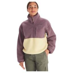 MARMOT Damen Aros Fleece 1/2 Zip Fleecejacke, Hazy Purple/Wheat, Medium von MARMOT