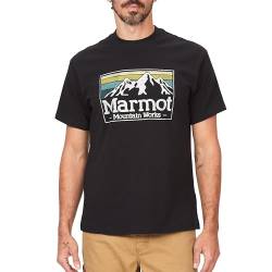MARMOT Herren Mmw Gradient Tee Ss T-Shirt, Schwarz, Medium von MARMOT