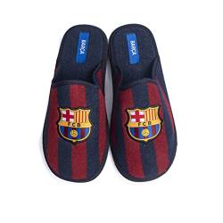 MARPEN SLIPPERS, Offizielle FC Barcelona Fußball Winter Hausschuhe mit Absatz Unisex für Herren oder Damen, Blaugrana Offene, Größe 38 von MARPEN SLIPPERS