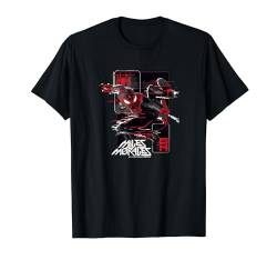 Marvel Spider-Man: Miles Morales Action Shot Glitch T-Shirt von MARVEL