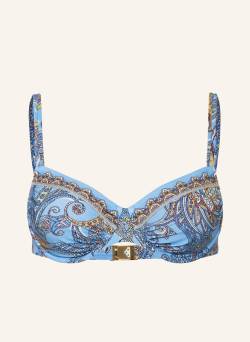 Maryan Mehlhorn Bügel-Bikini-Top Majorelle blau von MARYAN MEHLHORN