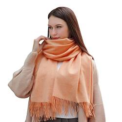 MASADA Damen Winterschal warmer und weicher Schal - Apricot von MASADA