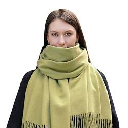 MASADA Damen Winterschal warmer und weicher Schal - Grün von MASADA