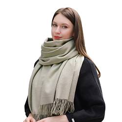 MASADA Damen Winterschal warmer und weicher Schal - Lindgrün von MASADA