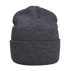 MASADA Damen und Herren Beanie Winter-Mütze - Basaltgrau von MASADA