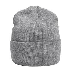 MASADA Damen und Herren Beanie Winter-Mütze - Grau von MASADA