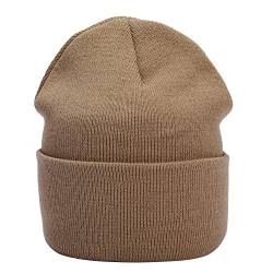 MASADA Damen und Herren Beanie Winter-Mütze - Khaki von MASADA