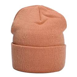 MASADA Damen und Herren Beanie Winter-Mütze - Lachs von MASADA