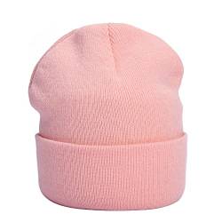 MASADA Damen und Herren Beanie Winter-Mütze - Rosa von MASADA