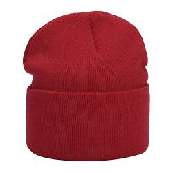 MASADA Damen und Herren Beanie Winter-Mütze - Rot von MASADA