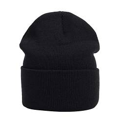 MASADA Damen und Herren Beanie Winter-Mütze - Schwarz von MASADA