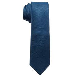 MASADA Herren-Krawatte von Hand gefertigt & sorgfältig verarbeitet 6 cm breit Dunkelblau-Navy von MASADA