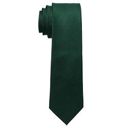 MASADA Herren-Krawatte von Hand gefertigt & sorgfältig verarbeitet 6 cm breit Dunkelgrün von MASADA