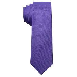 MASADA Herren-Krawatte von Hand gefertigt & sorgfältig verarbeitet 6 cm breit Lila von MASADA