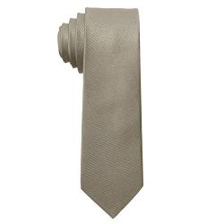 MASADA Herren-Krawatte von Hand gefertigt & sorgfältig verarbeitet 6 cm breit Taupe von MASADA