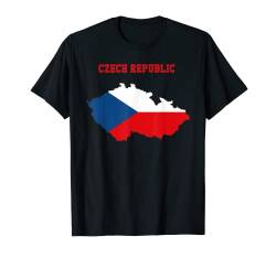 T-Shirt mit Tschechischer Flagge in der Tschechischen Republik T-Shirt von MASH MOSH