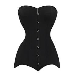 Korsett Satin Korsetts für Frauen Langer Torso Korsett Top Vollbrust Bustiers Korsetts Frauen Abnehmen Taille Trainer Korsett Modellierung Strap Lace Up Plus Size Bodyshaper von MASKIS