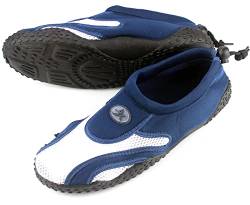 MASMAS Wasserschuhe, Taucherschuhe, Schnorchel, Surf, Pool, Strand, Meer, Fluss, Aqua, Cycling, Wassersport, Schwimmschuhe für Herren, Damen, Unisex (Blau, Numeric_43) von MASMAS