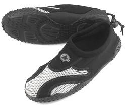 MASMAS Wasserschuhe, Taucherschuhe, Schnorchel, Surf, Pool, Strand, Meer, Fluss, Aqua, Cycling, Wassersport, Schwimmschuhe für Herren, Damen, Unisex (Schwarz, Numeric_41) von MASMAS