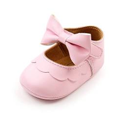 MASOCIO Baby Schuhe Mädchen Babyschuhe Lauflernschuhe Ballerinas Kleinkind 3 Shoes Größe 18 0-6 Monate Rosa von MASOCIO