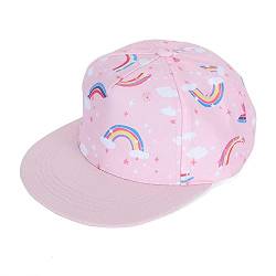 MASOCIO Cap Kinder Mädchen Baseball Kappe Kleinkind Trucker Caps Snapback Basecap Cappy Hut Alter 2-4 Jahre Rosa von MASOCIO