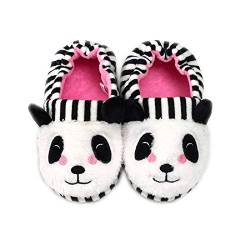MASOCIO Hausschuhe Kinder Mädchen Schuhe Kinderhausschuhe Haus Pantoffeln rutschfest Panda Größe 22 23 von MASOCIO