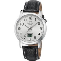 MASTER TIME Funkuhr MTGA-10294-12L, Armbanduhr, Quarzuhr, Herrenuhr, Datum, Langzeitbatterie von MASTER TIME
