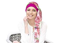 MASUMI - Bambus-Kopfbedeckung für Damen | Geschenke für Frauen mit Chemo oder Alopezie Haarausfall - Violett - Einheitsgröße - Yanna von MASUMI