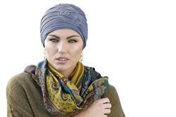 MASUMI Primrose - Damen Mütze für Chemotherapie, Krebspatienten und Frauen mit Haarausfall - Geschenkidee (Grau) von MASUMI