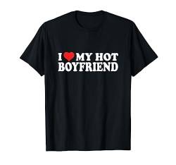 I Love My Boyfriend T-Shirt von MATCHING Ich liebe meine Freundin Freund