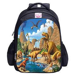 MATMO Dinosaurier-Rucksack, Dinosaurier-Rucksäcke für Jungen, Schulrucksack, Kinder-Büchertasche, Dinosaurier 11, One size von MATMO